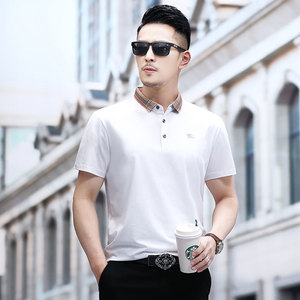 B5100钱塘2020-1夏季男士绅士短袖polo衫T恤翻领男装商务休闲P58图片