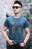 B61099钱塘2020-1夏季男士时尚短袖圆领基础T恤冰丝男装休闲P55，男装T恤，钱塘207-1