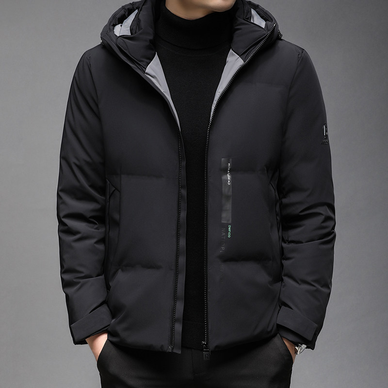 J1004钱塘2020-1冬季90白鸭绒羽绒服加厚连帽多口袋休闲保暖P245，男装羽绒服，钱塘207-1