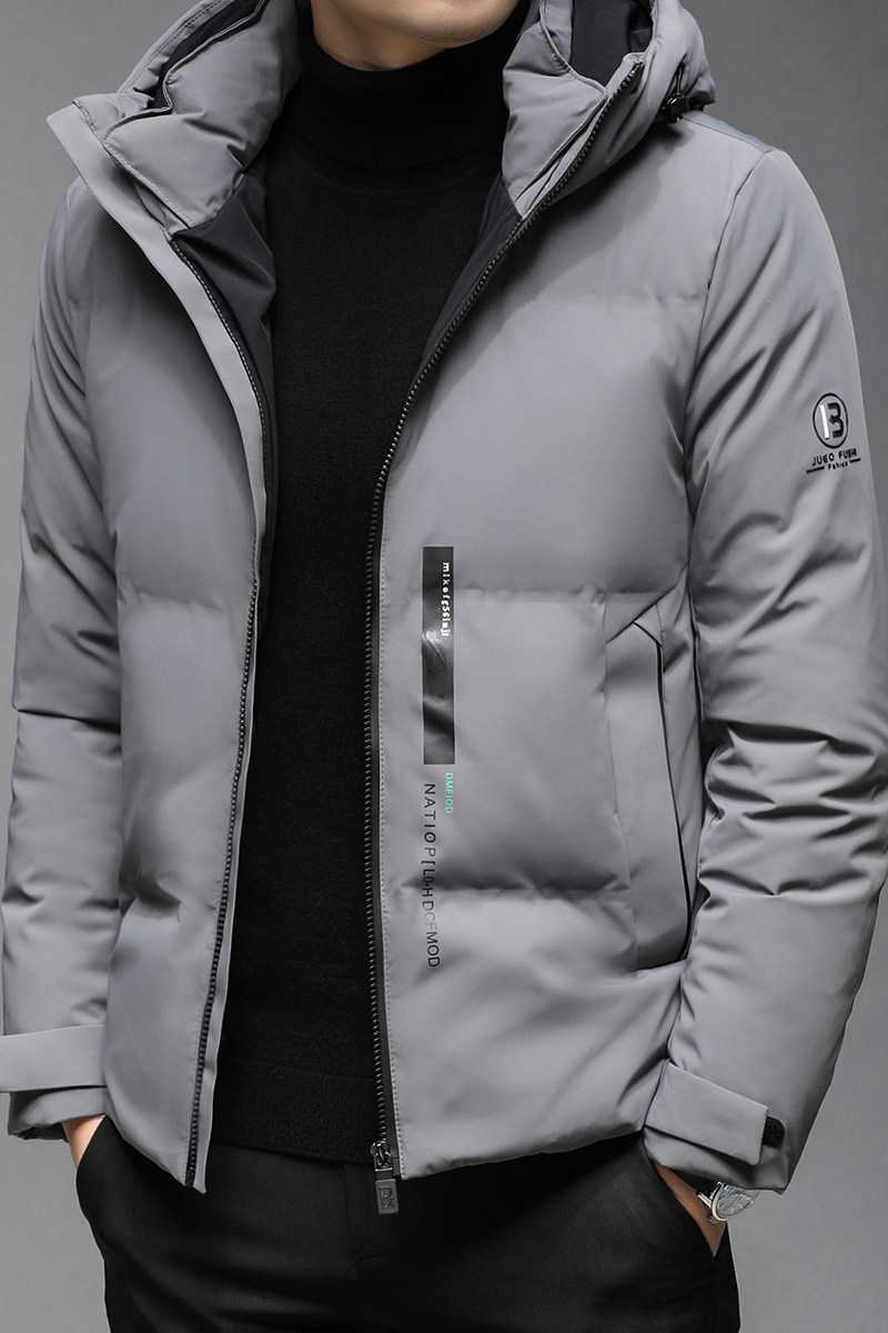J1004钱塘2020-1冬季90白鸭绒羽绒服加厚连帽多口袋休闲保暖P245,男装羽绒服,钱塘207-1