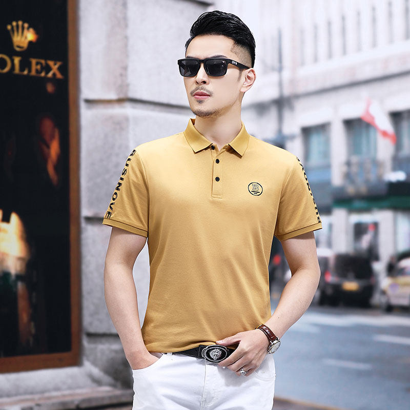 B5105钱塘2020-1夏季男士潮流短袖polo衫T恤翻领男装商务休闲P58图片