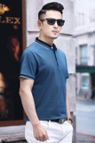 B5107钱塘2021-1夏季男士时尚短袖polo衫T恤翻领男装商务休闲，男装T恤，钱塘207-1