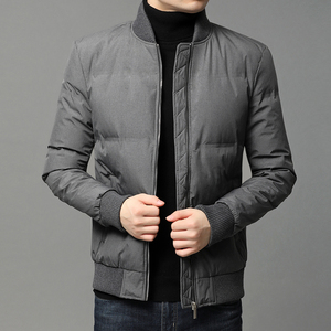J933钱塘2020-1 主推冬季灰鸭绒羽绒服立领纯色商务休闲P225图片
