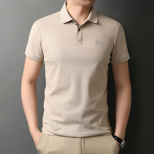 B21670钱塘2020-1夏季男士时尚短袖polo衫T恤翻领男装商务休闲P57图片