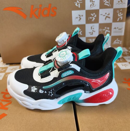 安踏儿童男童夏季跑步鞋