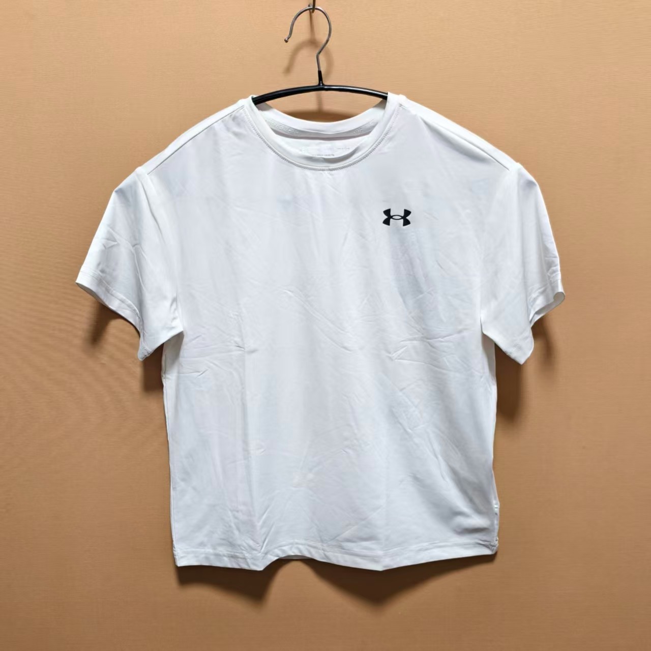 安德玛儿童男童夏季速干短袖T恤锦纶凉感透气运动短袖 断码处理