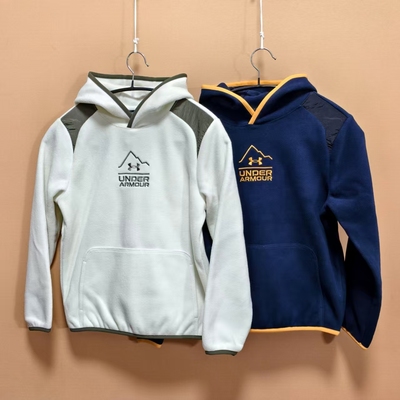 安德玛男童冬季加绒卫衣