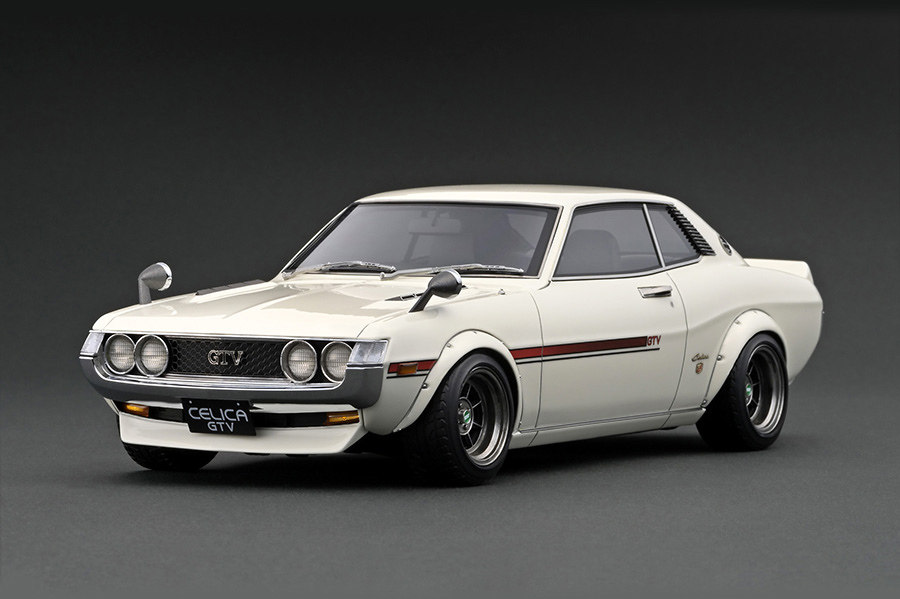 1/18 豐田1Toyota Celica 1600GTV (TA22)藍色仿真樹脂模型車擺件