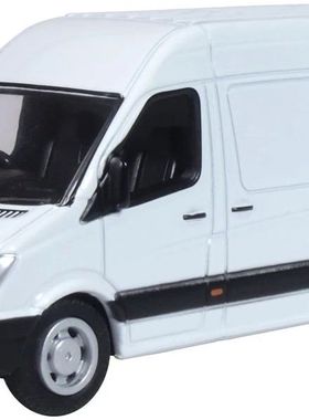 1/76 梅斯特斯Sprinter白色廂型車汽車金屬模型合金車模擺件新品