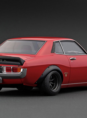 1/18 豐田TOYOTA Celica 1600GTV (TA22) 紅色仿真樹脂模型車擺件