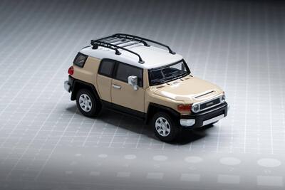 1/64  豐田FJ Cruiser XJ10 (Quicksand)(左軚) 沙色 金屬 越野車