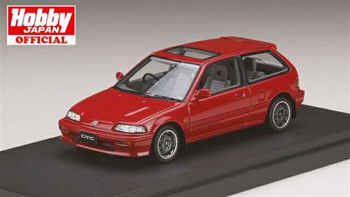 1/43 MARK43 本田 思域 Si (EF 3) with Mugen CF-48 Wheel 紅色