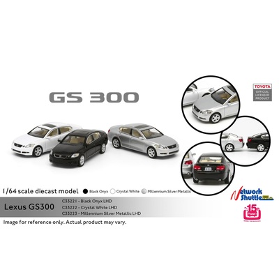 1/64 Model 1 凌志Lexus GS300 (左手軚) 仿真合金汽車模型擺件