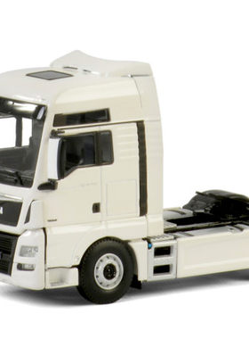 1/50 WSI MAN TGX XXL EURO 6 4x2 白色卡車模型