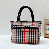 包包女2023年新款 手提帆布包妈妈外出手拎小包轻便牛津布袋子 爆款