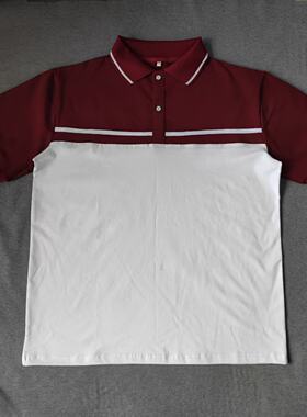 定做夏季男女校服同款运动短袖