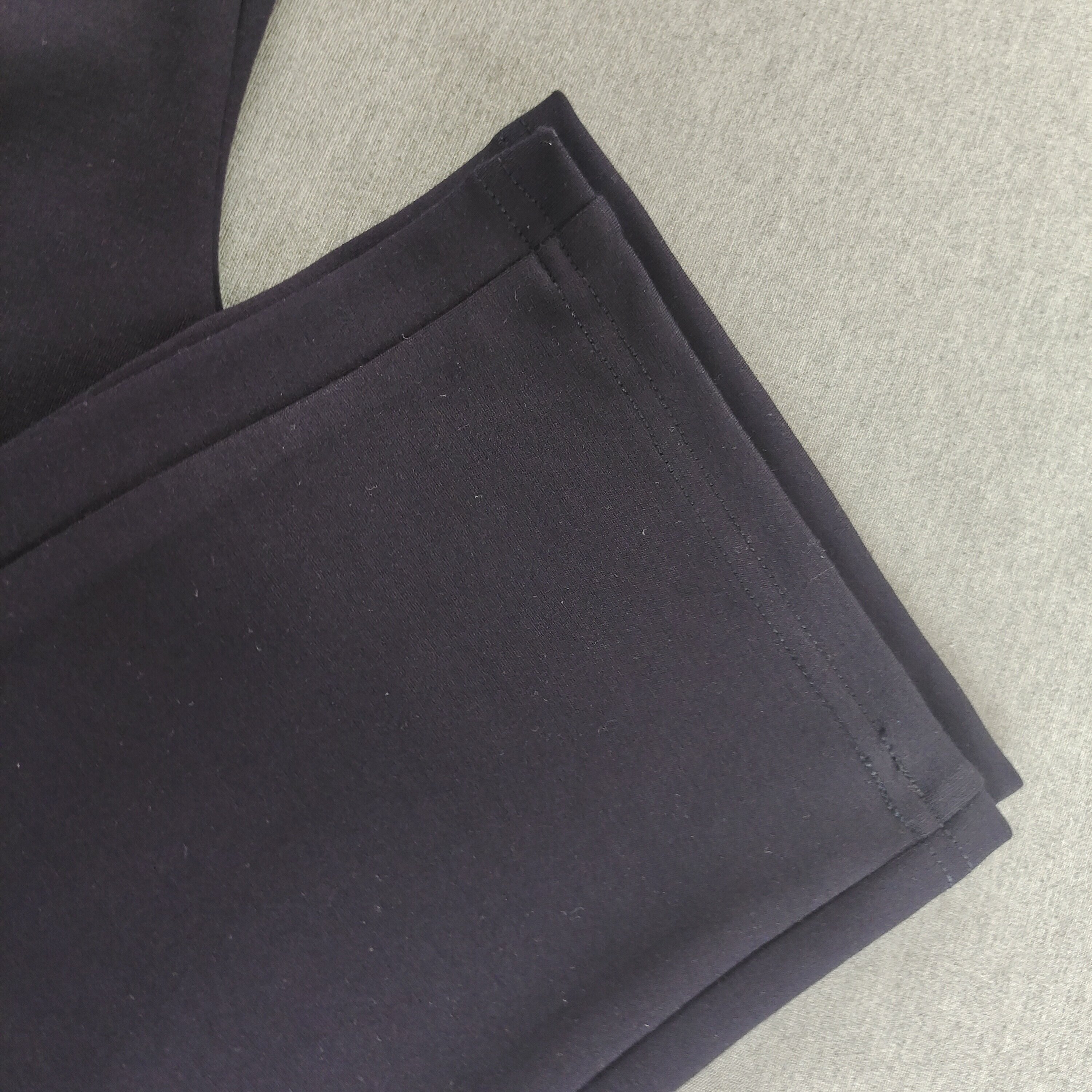 CUSTOM-MADE SPRING AUTUMN AND WINTER UNI COTTON SWEATPANTS NAVY BLUE PATCHWORK RED AND WHITE TRIANGLE FLEECE SWEATPANTS