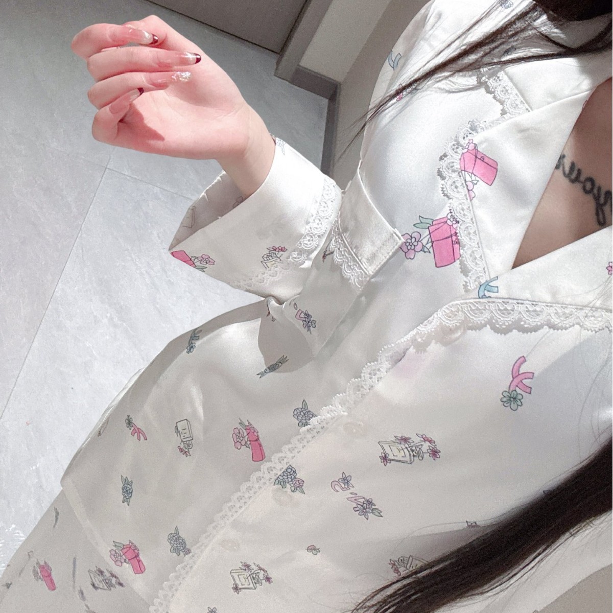2026年新款简约小花蕾睡衣套装