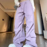 加绒美拉德灯芯绒工装裤学生韩版宽松休闲卫裤102B-K810P45加绒55，男装休闲裤，星座102B