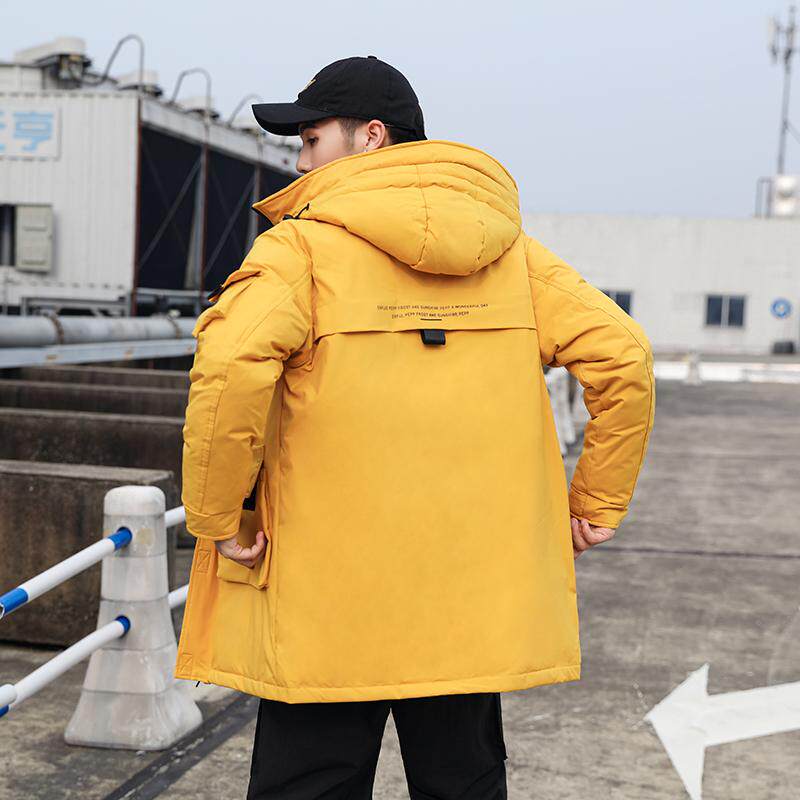 直播跑量冬装羽绒服男连帽加厚工装外套情侣羽绒衣102B-Y4059P115图片