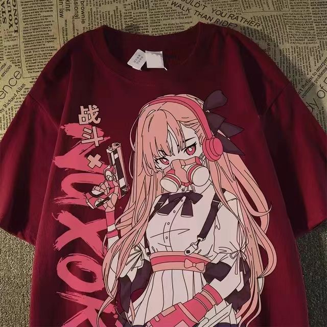 纯棉精梳日系潮小众印花短袖T恤男女夏季新款学院风102B-T1241P30,男装T恤,星座102B