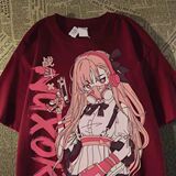 纯棉精梳日系潮小众印花短袖T恤男女夏季新款学院风102B-T1241P30，男装T恤，星座102B