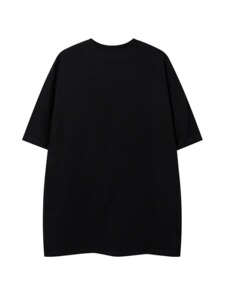 潮牌短袖T恤宽松纯棉慵懒风夏季卡通熊印花五分袖102B-T7639P30图片
