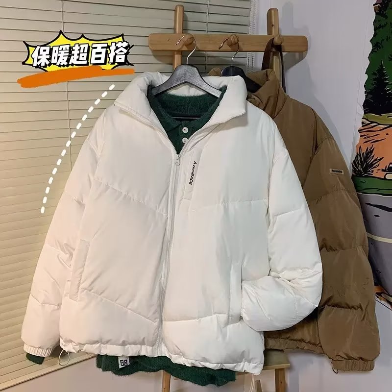韩版潮流立领棉衣男女冬宽松百搭休闲棉服ins外套潮102B-M8023P95,男装棉衣,星座102B