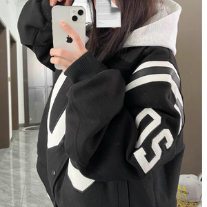 秋2025棒球服外套冷淡系设计感小众短款休闲夹克潮102B-JK5829P88图片