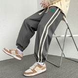 秋2025休闲裤子男束脚哈伦运动百搭工装长裤男裤潮牌102B-K323P38，男装工装外套，星座102B
