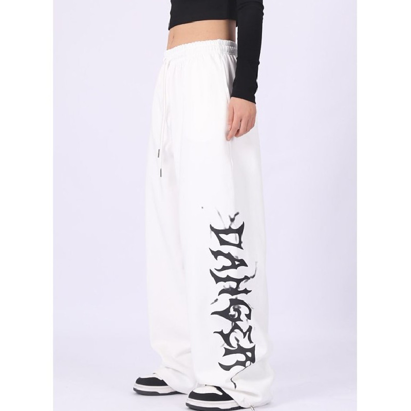 秋2025欧美跨境外贸高腰抽绳宽松跳舞hiphop运动裤潮102B-K759P38,女装休闲裤,星座102B