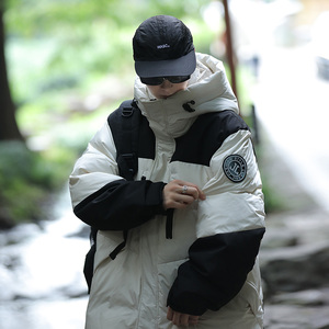 工装情侣装羽绒服男女连帽户外加厚派克服冬外套102B-Y8270P185图片