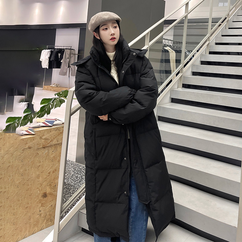 高绒户外抗寒羽绒服情侣长款冬加厚潮牌连帽白鸭绒102B-Y5921P215,男装羽绒服,星座102B