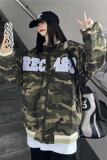 美式高街字母刺绣迷彩棒球服外套复古夹克男女102B-JK81217P75，男装夹克，星座102B