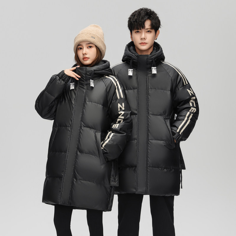 情侣装羽绒服男女中长款青年加厚大码免洗冬季外套102B-Y8913P215,男装羽绒服,星座102B