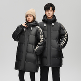 情侣装羽绒服男女中长款青年加厚大码免洗冬季外套102B-Y8913P215，男装羽绒服，星座102B