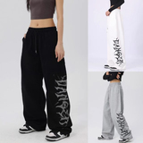 秋2025欧美跨境外贸高腰抽绳宽松跳舞hiphop运动裤潮102B-K759P38，女装休闲裤，星座102B