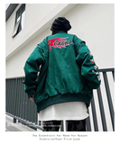 非淘系卖美式高街刺绣外套男潮牌棒球服男情侣装夹克102B-J108P85，男装夹克，星座102B