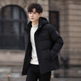冬羽绒服男连帽渐变加厚工装外套情侣羽绒衣外套102B-Y5232P175，男装羽绒服，星座102B
