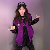 秋25棒球服撞色刺绣夹克外套美式高街宽松情侣上衣102B-JK875P78，男装夹克，星座102B
