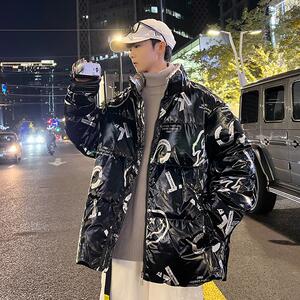 冬羽绒服男加厚恶魔涂鸦胶印潮外套情侣羽绒衣外套102B-Y4982P155,男装羽绒服,星座102B