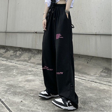 球2025跨境高腰抽绳宽松欧美运动裤102B-K650P35特，女装休闲裤，星座102B