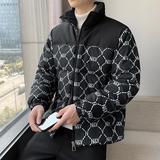 冬装羽绒服男NY菱格拼接加厚工装情侣羽绒衣外套102B-Y4310P185，男装羽绒服，星座102B