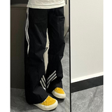 秋2025美式机能三条杠冲锋裤韩版休闲裤运动裤男女102B-K2514P40，女装休闲裤，星座102B