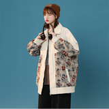 外套早秋潮ins盐系百搭棒球服新款复古上衣外套男女102B-W362P55，男装夹克，星座102B