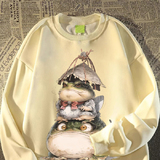 重磅纯棉长袖卫衣男女宽松打底衫美式秋外套潮102B-W3483P48，男装卫衣，星座102B