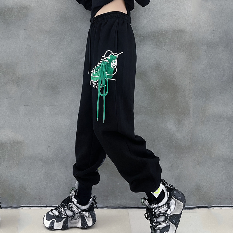 宽松跳舞束脚卫裤嘻哈hiphop高腰立体3D休闲运动裤102B-K636P40,男装休闲裤,星座102B