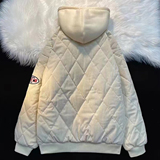 冬男女灯芯绒假两件美式复古宽松连帽棉服加厚外套102B-M2570P105，男装棉衣，星座102B