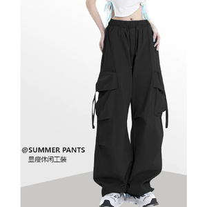 秋2025四季款美式复古工装裤韩版休闲裤运动裤102B-K2524P45绒F55图片