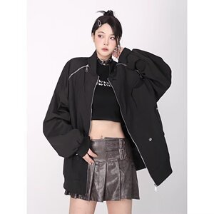 秋25原版高街工装夹克男女休闲棒球服飞行员外套潮102B-JK6999P85图片